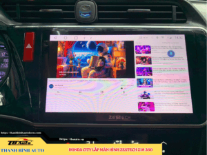 Honda City lên màn hình Zestech Z18 360 3 Honda City lên màn hình Zestech Z18 360 Thanh Bình Auto