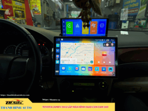 Toyota Camry 2012 - 2018 gắn màn hình Oled 13inch Cam 360 Thanh Bình Auto