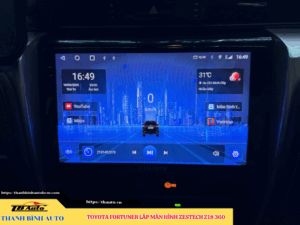 Toyota Fortuner lên màn hình Zestech Z18 360 Thanh Bình Auto