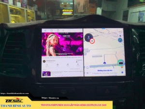 Toyota Fortuner 2016 - 2024 lên màn hình Zestech Z18 360 Thanh Bình Auto