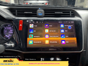 Honda City gắn màn hình Zestech Z18 360 2 Honda City gắn màn hình Zestech Z18 360 Thanh Bình Auto