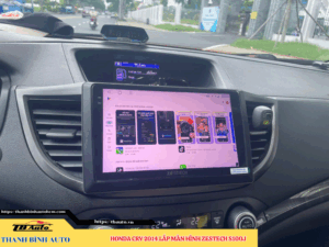 Honda CRV 2014 - 2019 lên màn hình Zestech S100J 4 Honda CRV 2014 - 2019 lên màn hình Zestech S100J Thanh Bình Auto