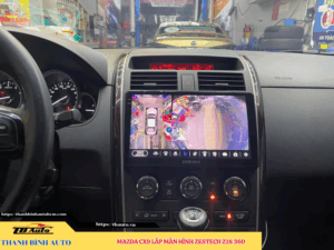 Mazda CX9 lên màn hình Zestech Z18 360 Thanh Bình Auto