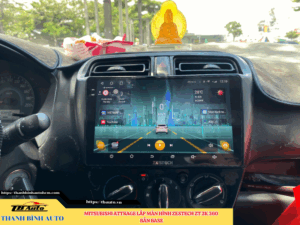 Mitsubishi Attrage gắn màn hình Zestech ZT 2K 360 Bản Base Thanh Bình Auto