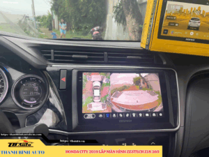 Honda City 2019 - 2024 lắp màn hình Zestech Z18 360 Thanh Bình Auto