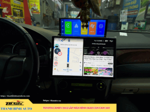 Toyota Camry 2012 - 2018 gắn màn hình Oled 13inch Cam 360 Thanh Bình Auto
