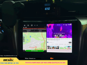 Toyota Fortuner lên màn hình Zestech Z18 360 Thanh Bình Auto