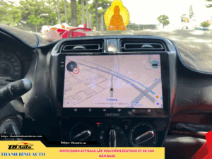 Mitsubishi Attrage gắn màn hình Zestech ZT 2K 360 Bản Base Thanh Bình Auto