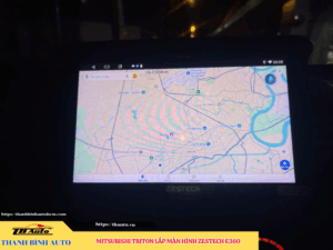 Mitsubishi Triton lên màn hình Zestech E360 4 Mitsubishi Triton lên màn hình Zestech E360 Thanh Bình Auto