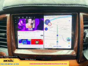 Ford Ranger lắp màn hình Zestech ZT 2K 360 Thanh Bình Auto
