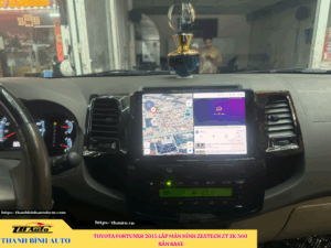 Toyota Fortuner 2015 lên màn hình Zestech ZT 2K 360 bản Base Thanh Bình Auto