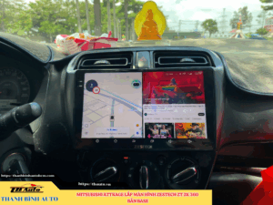 Mitsubishi Attrage gắn màn hình Zestech ZT 2K 360 Bản Base Thanh Bình Auto
