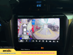 Toyota Fortuner lên màn hình Zestech Z18 360 Thanh Bình Auto