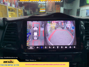 Toyota Fortuner 2016 lên màn hình Zestech Z18 360 Thanh Bình Auto