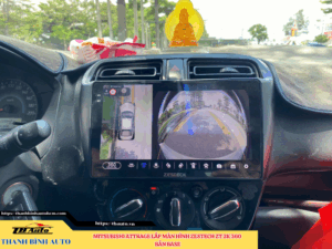 Mitsubishi Attrage gắn màn hình Zestech ZT 2K 360 Bản Base Thanh Bình Auto