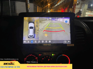 Mitsubishi Triton lên màn hình Zestech E360 6 Mitsubishi Triton lên màn hình Zestech E360 Thanh Bình Auto