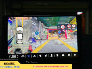 Mazda 2 lên màn hình Zestech ZT 2K 360 Thanh Bình Auto