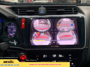 Honda City gắn màn hình Zestech Z18 360 5 Honda City gắn màn hình Zestech Z18 360 Thanh Bình Auto