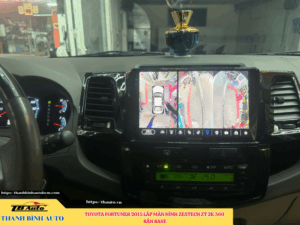 Toyota Fortuner 2015 lên màn hình Zestech ZT 2K 360 bản Base Thanh Bình Auto