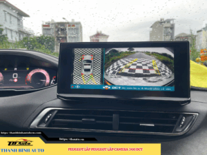 Peugeot gắn Camerra 360 DCT 7 Peugeot gắn Camerra 360 DCT Thanh Bình Auto