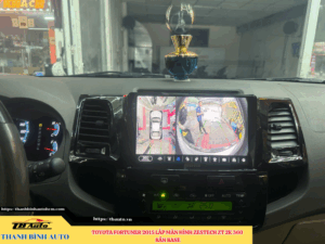 Toyota Fortuner 2015 lên màn hình Zestech ZT 2K 360 bản Base Thanh Bình Auto
