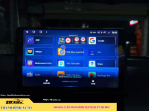 Mazda 2 lên màn hình Zestech ZT 2K 360 Thanh Bình Auto