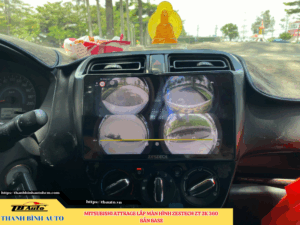 Mitsubishi Attrage gắn màn hình Zestech ZT 2K 360 Bản Base Thanh Bình Auto