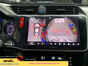 Honda City gắn màn hình Zestech Z18 360 7 Honda City gắn màn hình Zestech Z18 360 Thanh Bình Auto