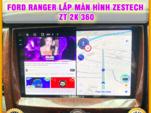 Ford Ranger lắp màn hình Zestech ZT 2K 360 Thanh Bình Auto