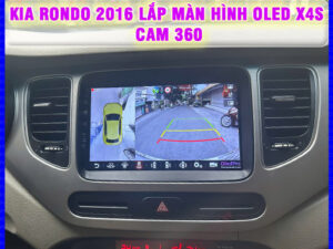 Màn hình Oled X4S Cam 360 lắp cho xe Kia Rondo 2016 Thanh Bình Auto