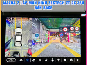 Mazda 2 lên màn hình Zestech ZT 2K 360 Thanh Bình Auto