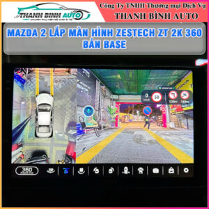 Mazda 2 lên màn hình Zestech ZT 2K 360 Thanh Bình Auto