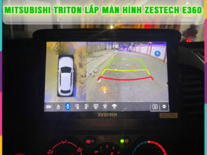 Mitsubishi Triton lên màn hình Zestech E360 Thanh Bình Auto