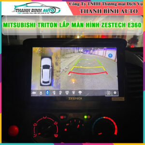 Mitsubishi Triton lên màn hình Zestech E360 Thanh Bình Auto