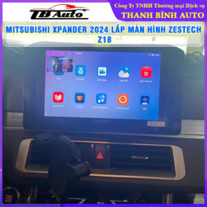 Mitsubishi Xpander 2024 lên màn hình Zestech Z18 Thanh Bình Auto