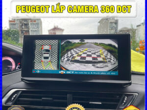 Peugeot gắn Camerra 360 DCT Thanh Bình Auto