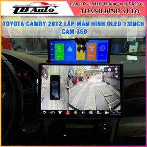 Toyota Camry 2012 - 2018 gắn màn hình Oled 13inch Cam 360 Thanh Bình Auto