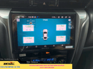Toyota Fortuner 2024 lên màn hình Zestech ZX10+ Bản Giới Hạn Thanh Bình Auto