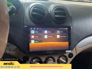 Chevrolet Aveo gắn màn hình Zestech S100J 2 Chevrolet Aveo gắn màn hình Zestech S100J Thanh Bình Auto