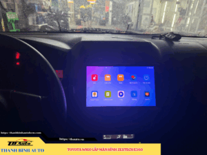 Toyota Wigo gắn màn hình Zestech E360 2 Toyota Wigo gắn màn hình Zestech E360 TB Auto