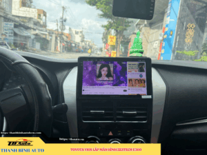 Toyota Vios gắn màn hình Zestech E360 2 Toyota Vios gắn màn hình Zestech E360 Thanh Bình Auto