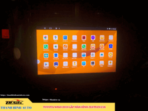 Toyota Wigo 2019 lên màn hình Zestech Z18 Thanh Bình Auto