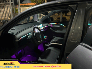 VinFast VF6 lắp Led nội thất V4 Thanh Bình Auto