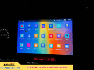 Kia Sorento 2018 gắn màn hình Oled 13inch 2 Kia Sorento 2018 gắn màn hình Oled 13inch Thanh Bình Auto