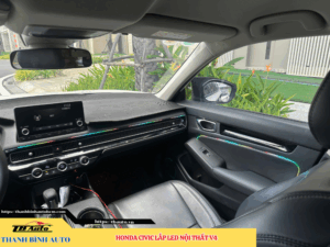 Honda Civic gắn Led nội thất V4 Thanh Bình Auto
