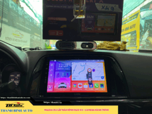 Mazda CX-5 lên màn hình Oled X4 + Camera hành trình Thanh Bình Auto