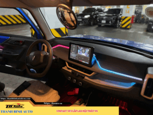 VinFast VF3 gắn Led nội thất V4 2 VinFast VF3 gắn Led nội thất V4 Thanh Bình Auto