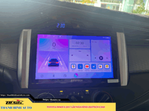 Toyota Innova 2017 gắn màn hình Zestech E360 Thanh Bình Auto