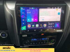 Toyota Fortuner 2024 lên màn hình Zestech ZX10+ Bản Giới Hạn Thanh Bình Auto