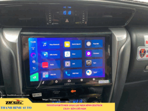 Toyota Fortuner 2024 lên màn hình Zestech ZX10+ Bản Giới Hạn Thanh Bình Auto